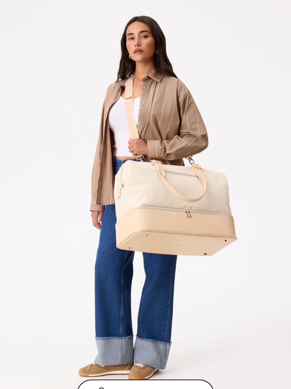 BEIS “The Weekender” in Beige - Picture 2 of 9